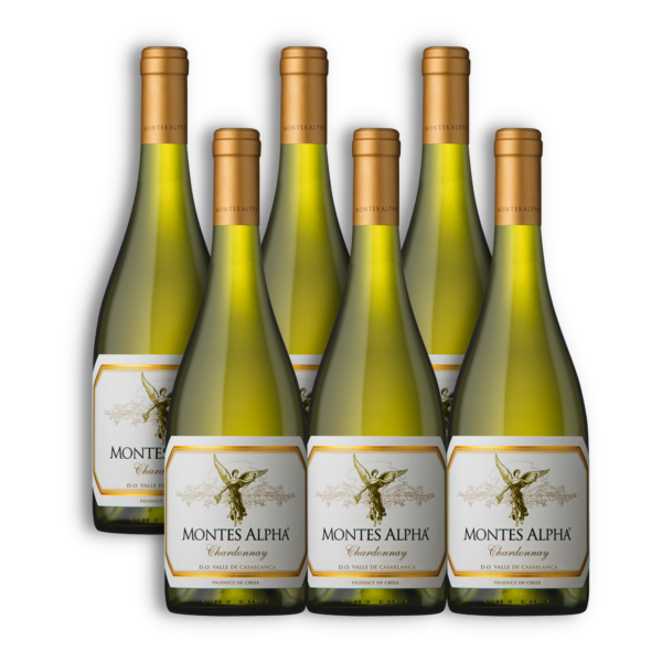 Caja X 12 Montes Alpha Chardonnay 750cc 2020