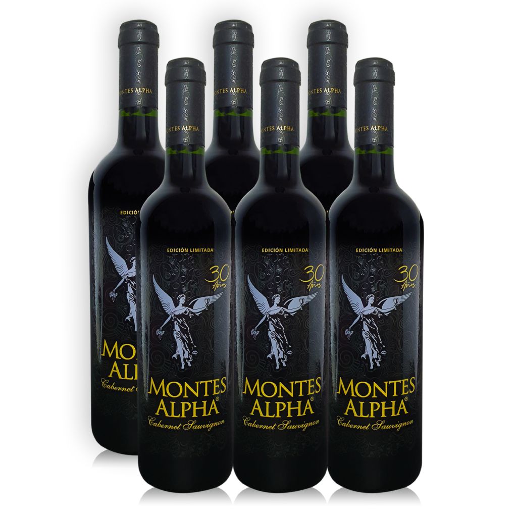 Caja x6 Montes Alpha 30 años cabernet sauvignon 750cc