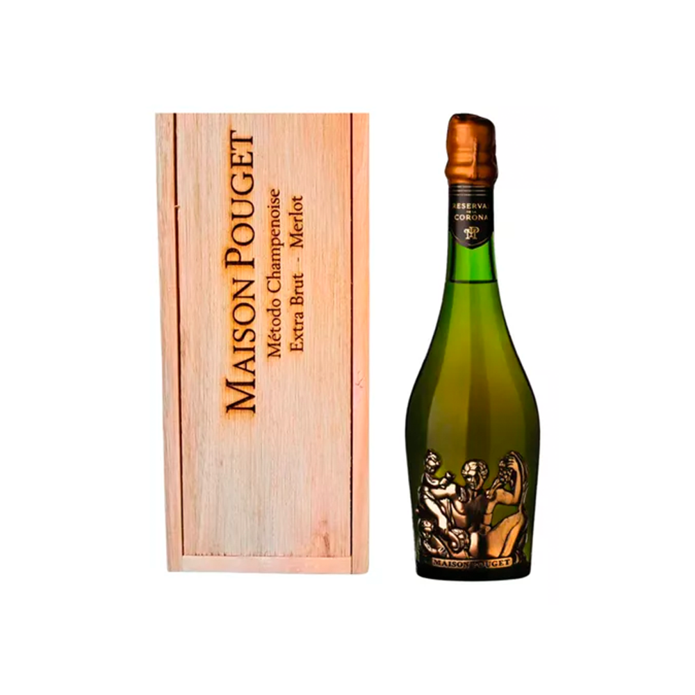 Maison Pouget Merlot Extra Brut Reservas de la Corona