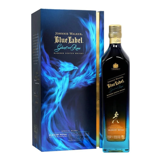 Johnnie Walker Blue Label edicion Ghost and Rare Glenury Royal