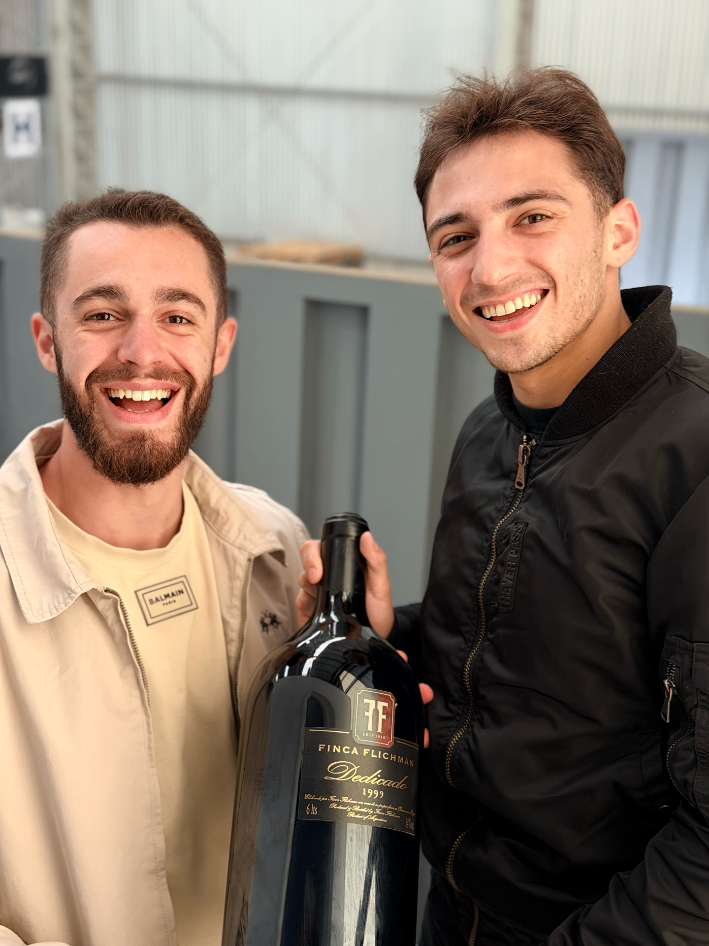 Emanuel Milheiro y Guido Campani, fundadores de Retrogusto Vinos, especialistas en vinos de guarda